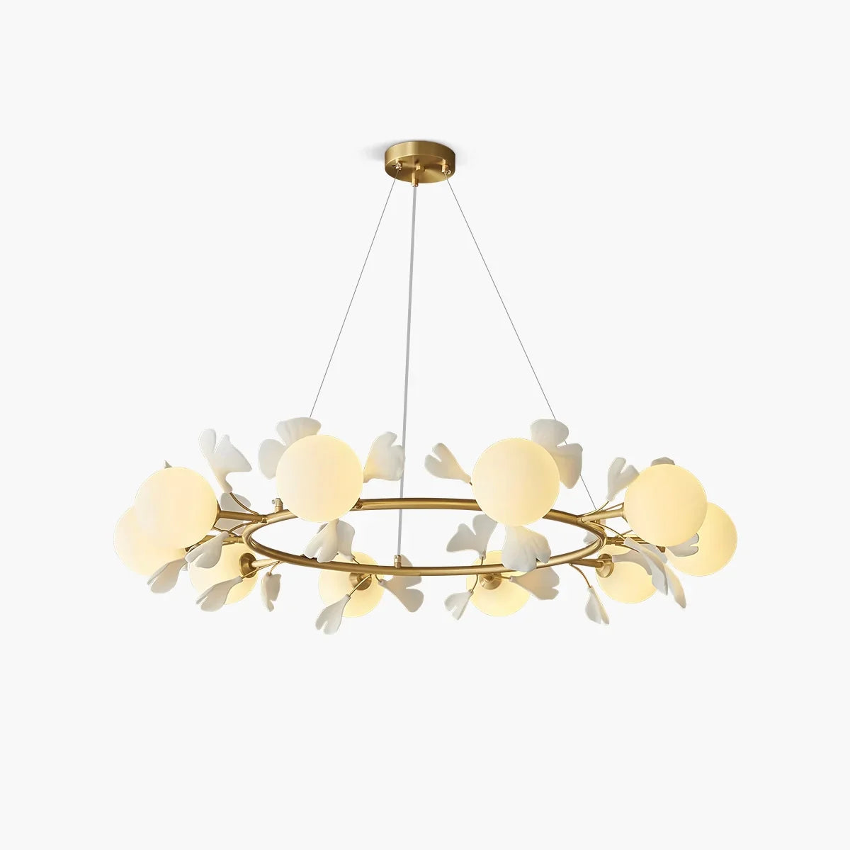flairel Evander Ginkgo Chandelier for Dining Area