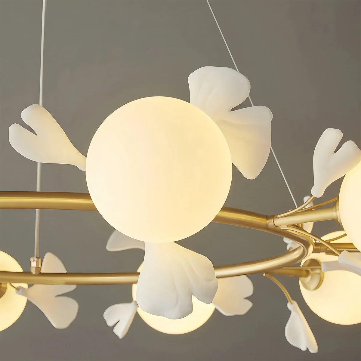 flairel Evander Ginkgo Chandelier for Dining Area