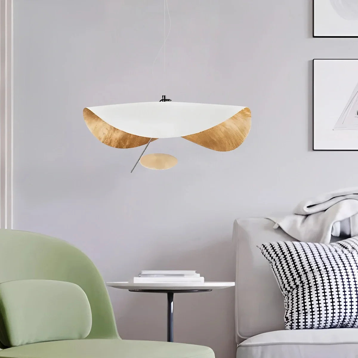 flairel Modern Sculptural Leaf Pendant Light