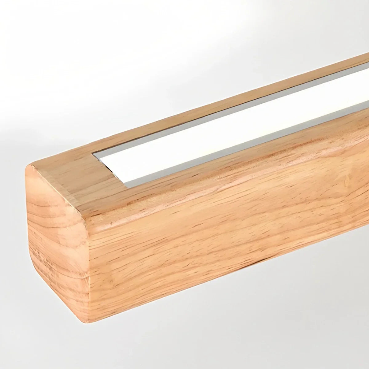 flairel Fulbert Linear Wooden Pendant Light for Kitchen