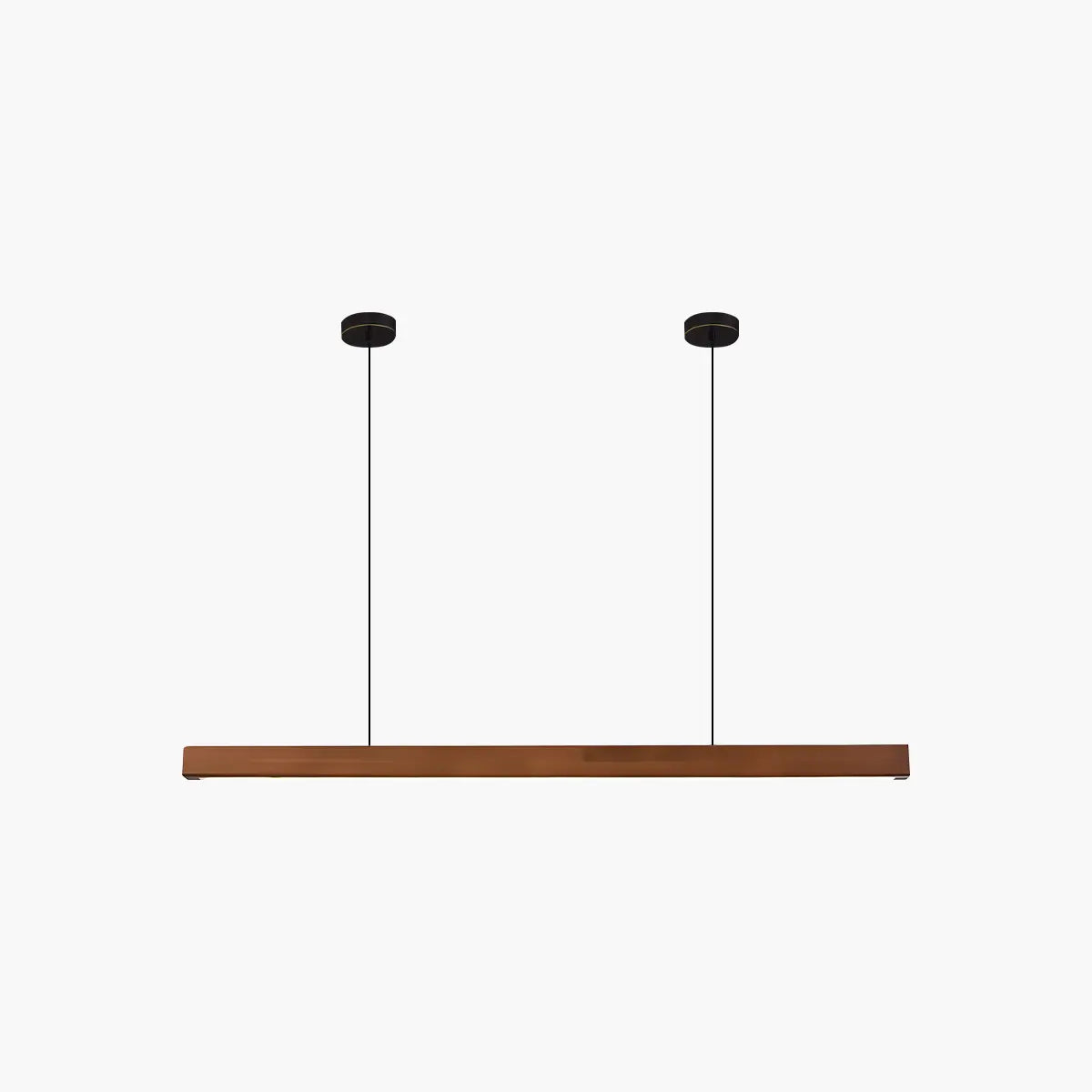flairel Fulbert Linear Wooden Pendant Light for Kitchen