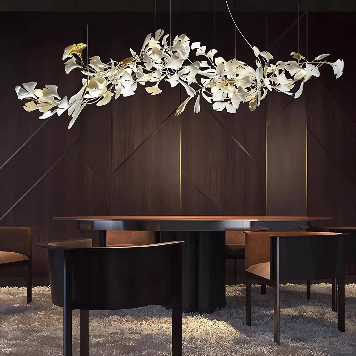 flairel Ginkgo Chandelier D for Dining Room
