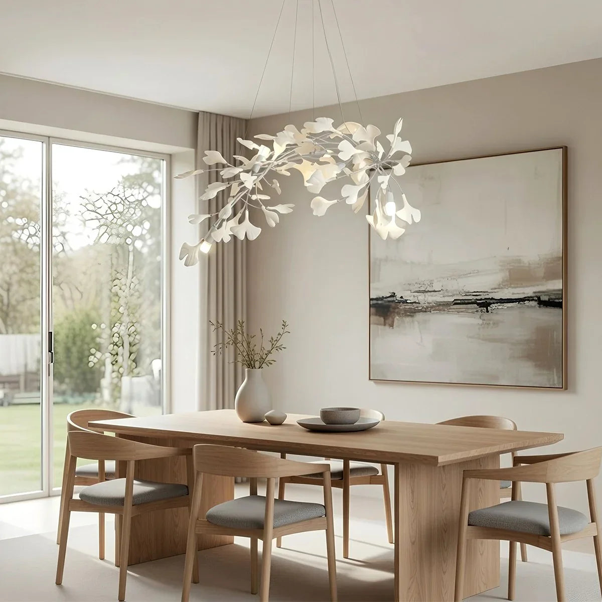 flairel Ginkgo Chandelier D for Dining Room