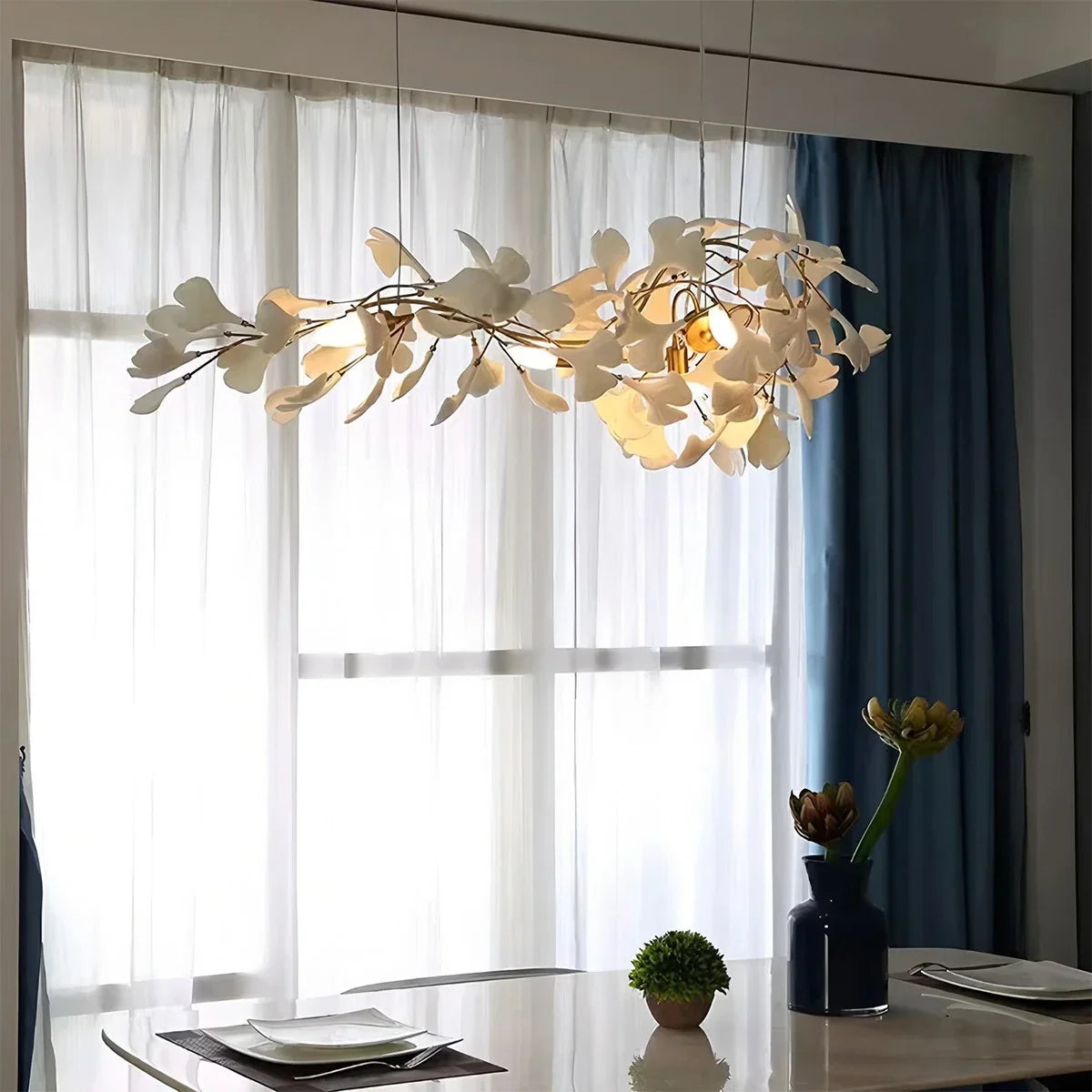 flairel Ginkgo Chandelier D for Dining Room