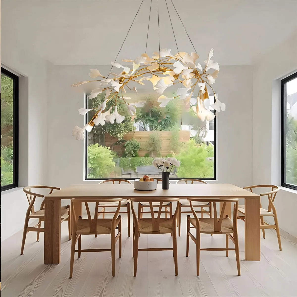flairel Ginkgo Chandelier D for Dining Room