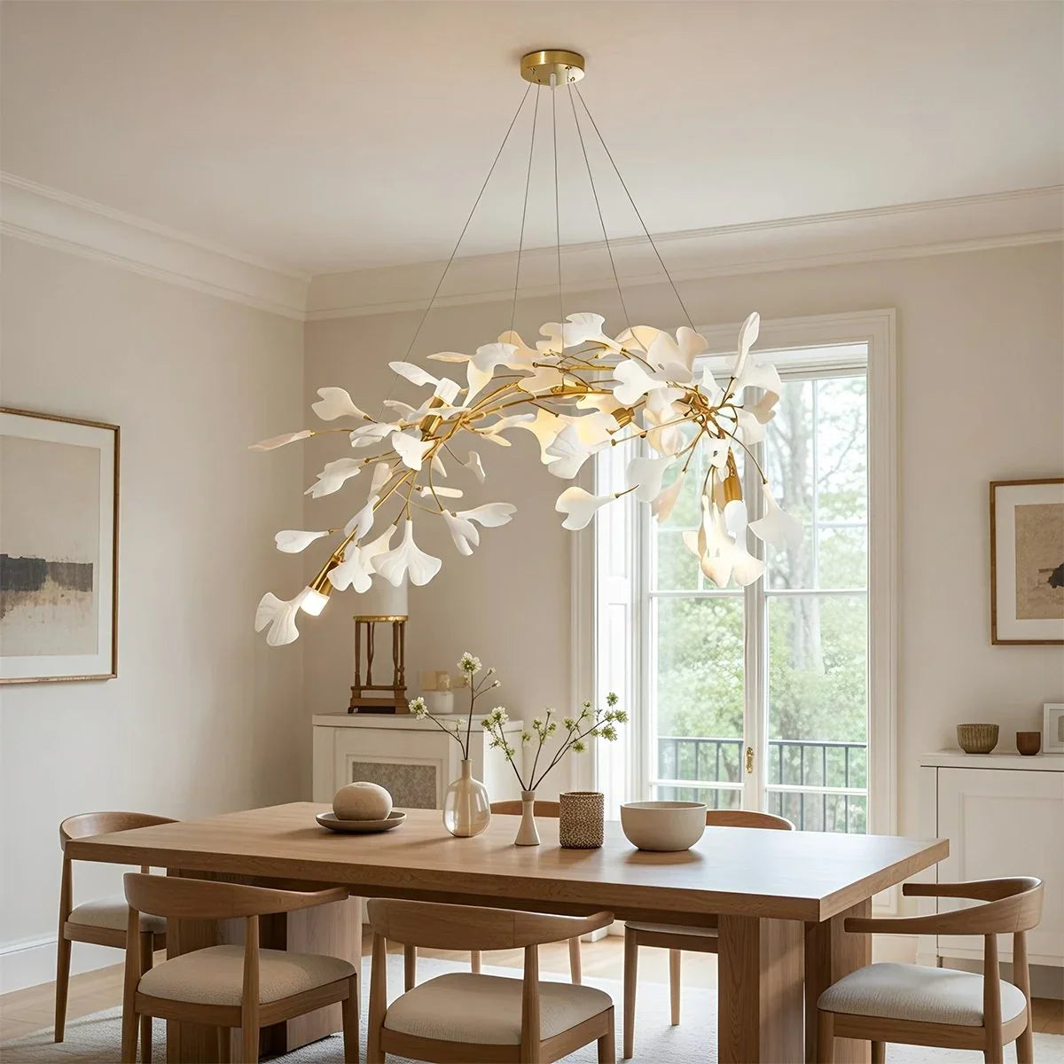 flairel Ginkgo Chandelier D for Dining Room