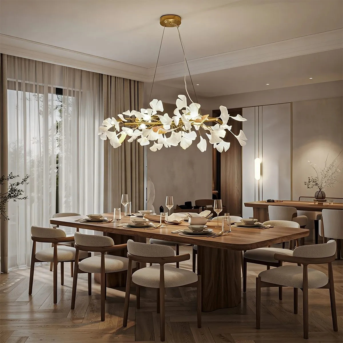 flairel Ginkgo Chandelier M for Dining Table