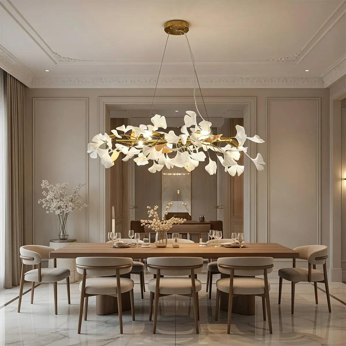 flairel Ginkgo Chandelier M for Dining Table