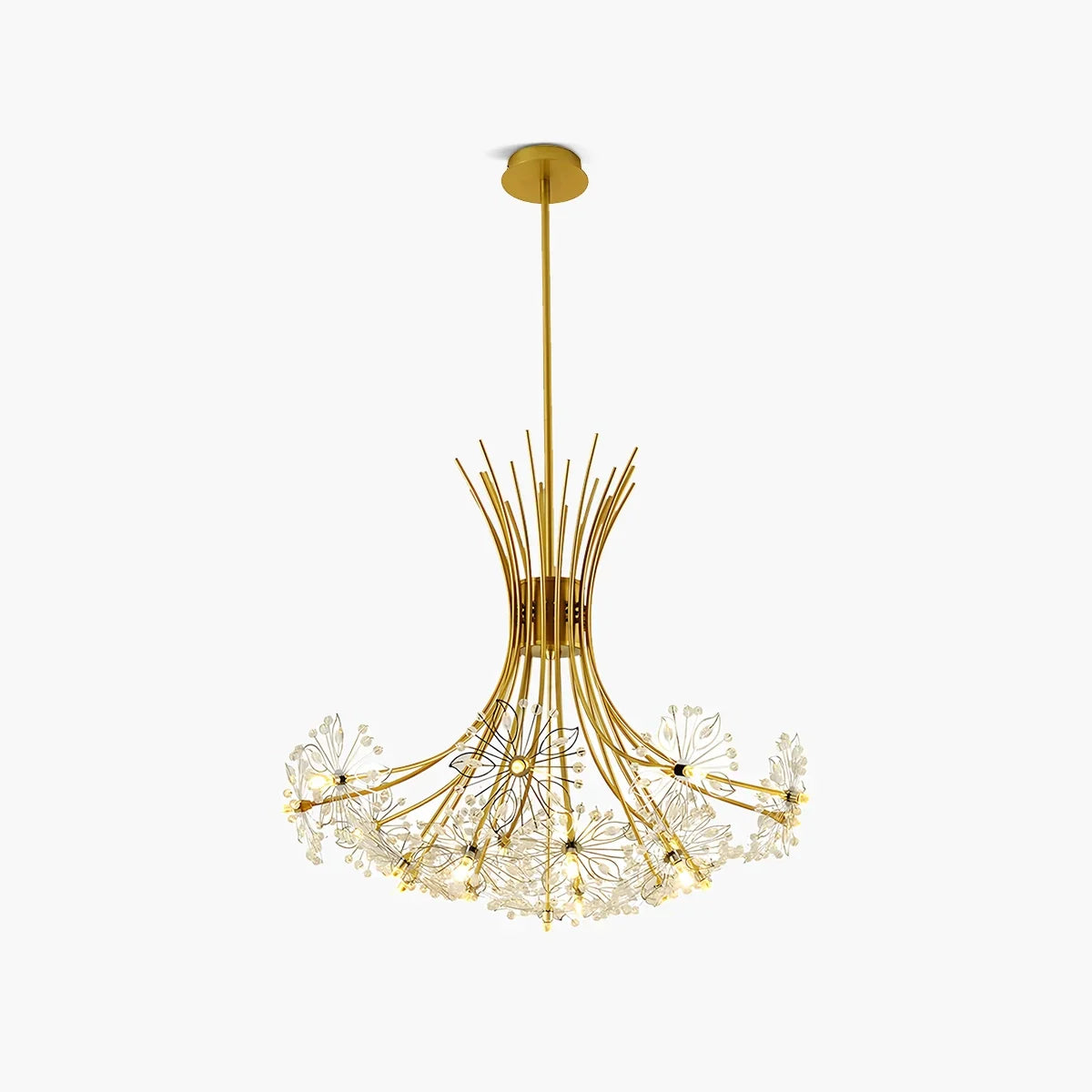 flairel Gypsophila Bouquet Crystal Chandelier