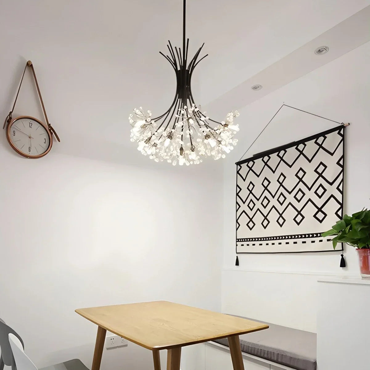 flairel Gypsophila Bouquet Crystal Chandelier