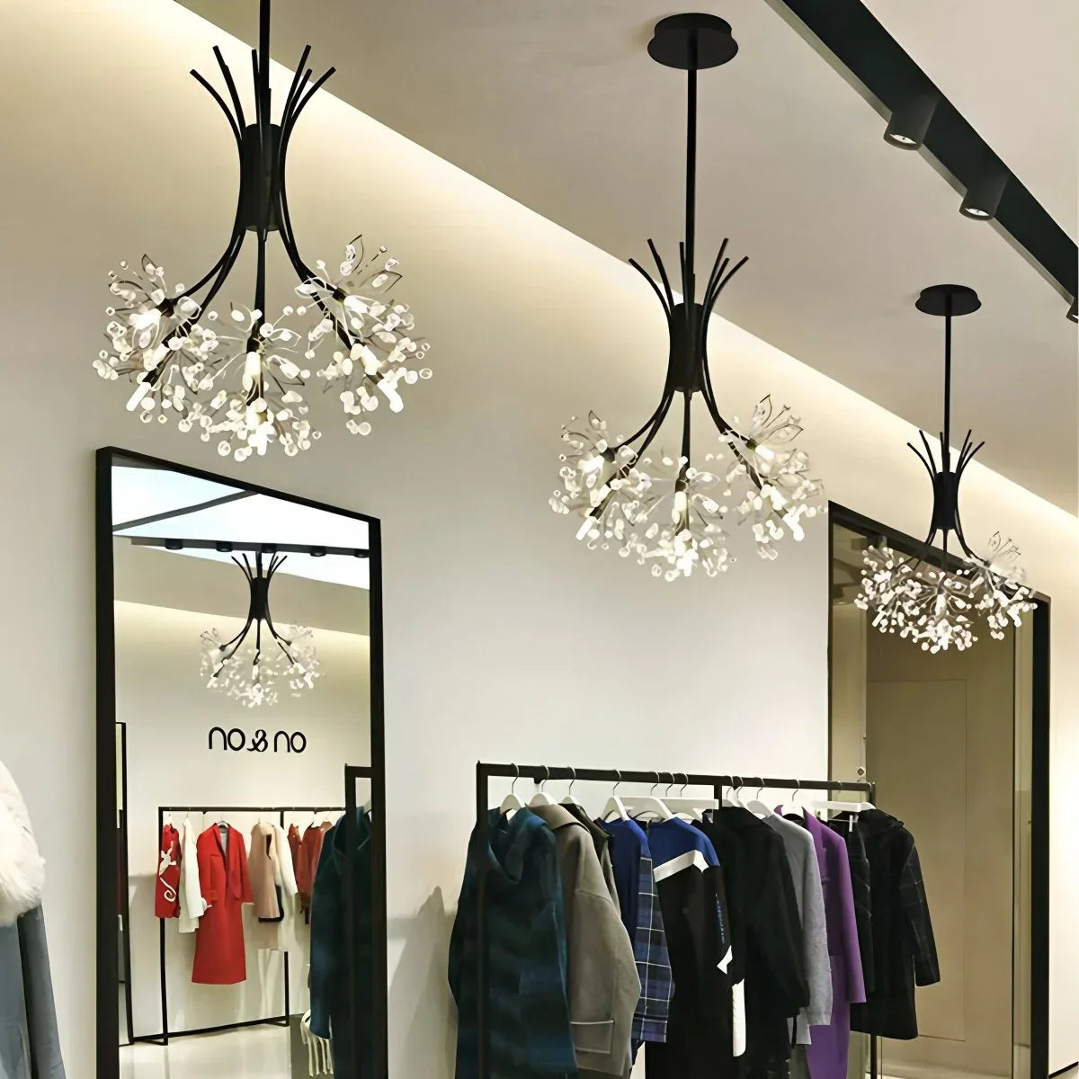 flairel Gypsophila Bouquet Crystal Chandelier