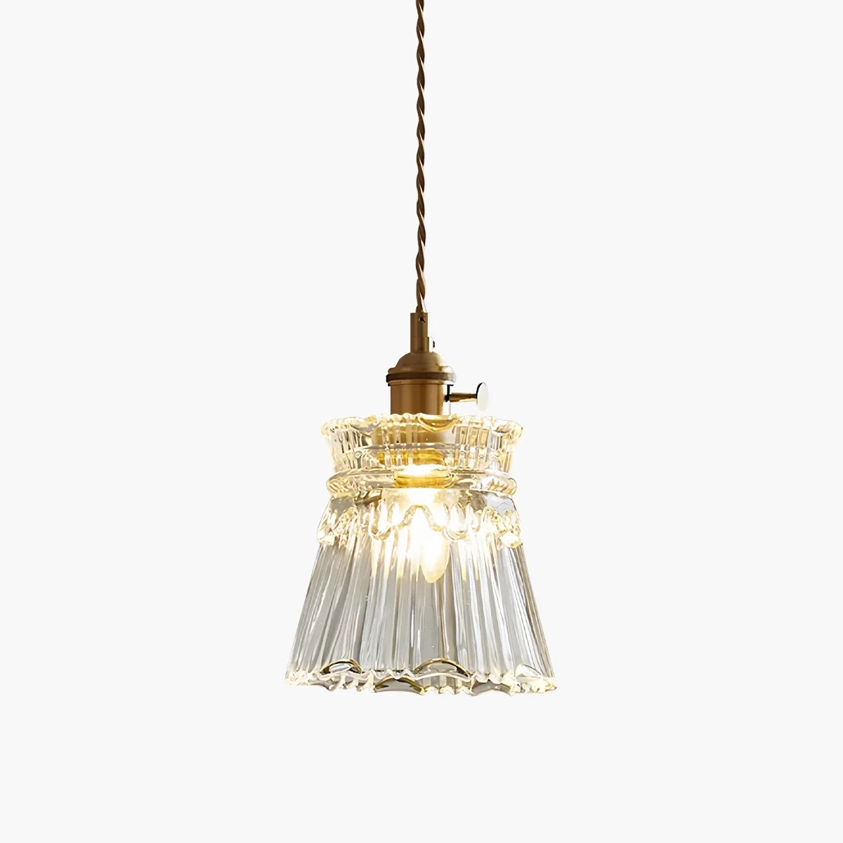flairel Isabel Glass Pendant Light for Kitchen Island
