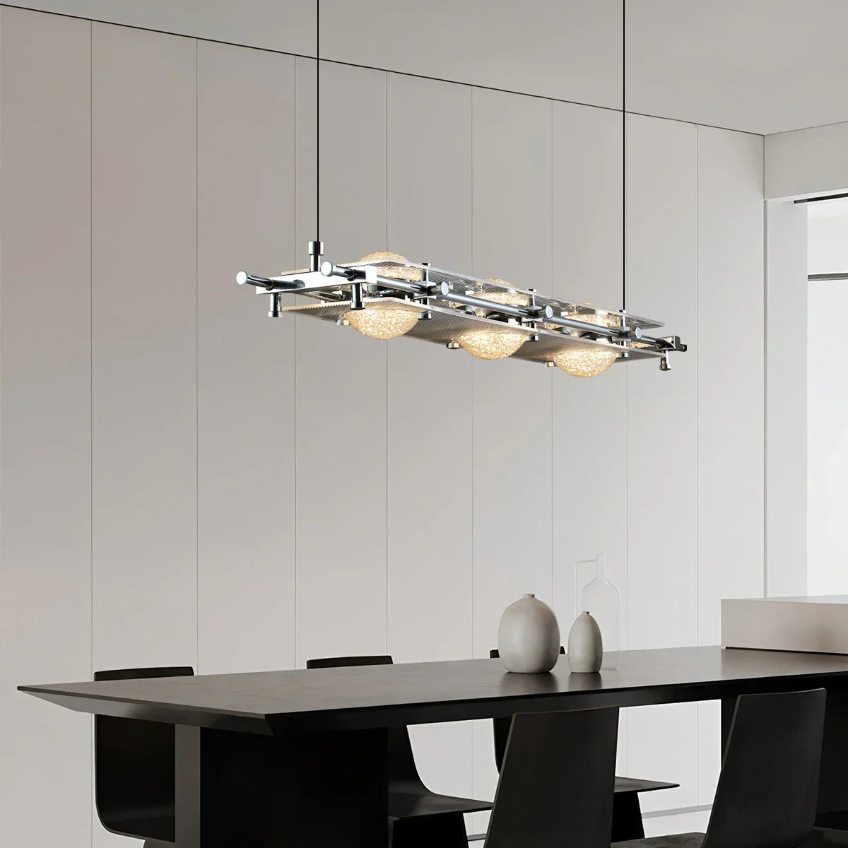 flairel Italian Light Luxury Long Planetary Pendant Light