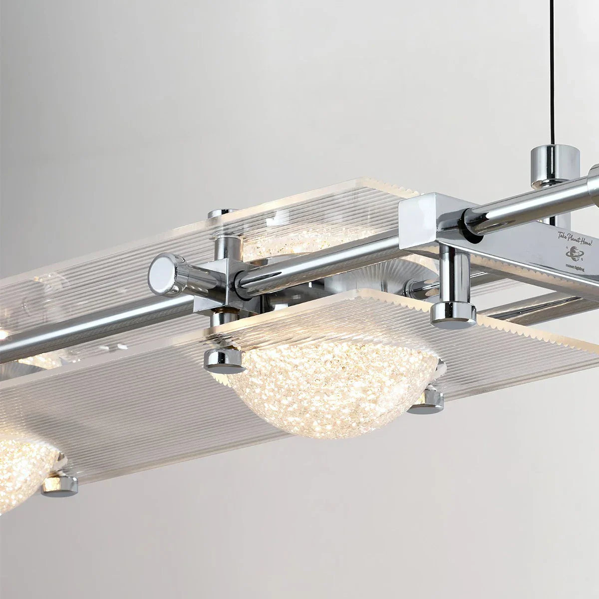 flairel Italian Light Luxury Long Planetary Pendant Light