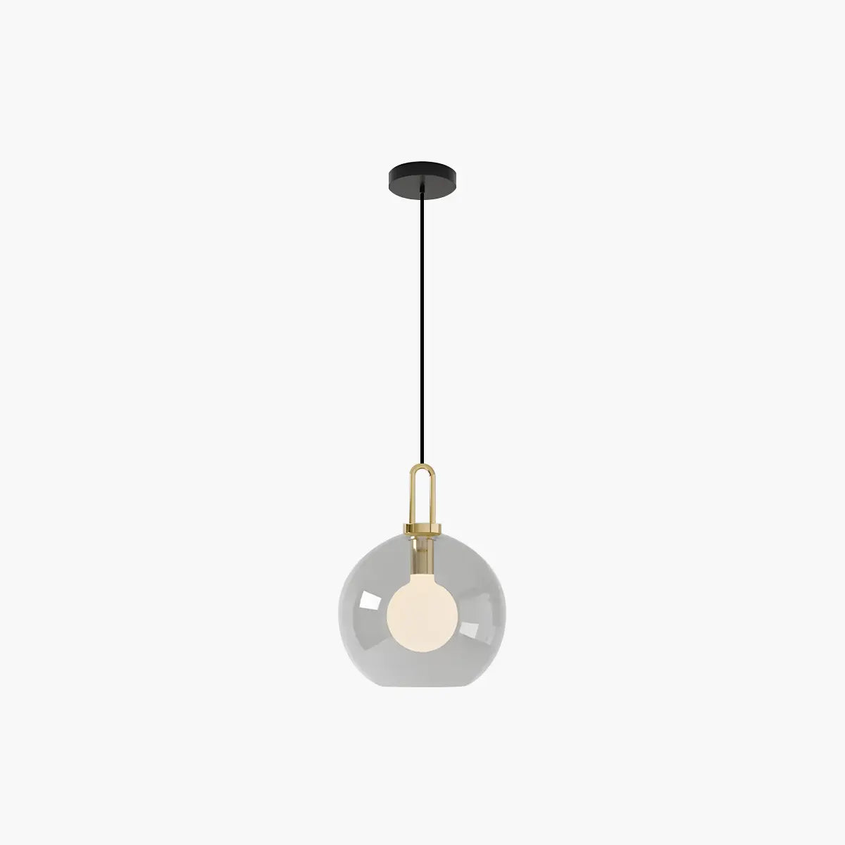 flairel Kanani Frosted Glass Pendant Light for Kitchen