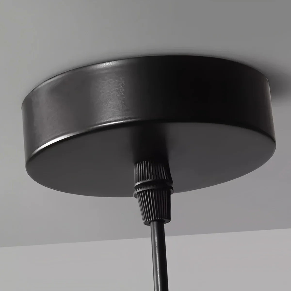 flairel Smoky Grey Glass Pendant Light