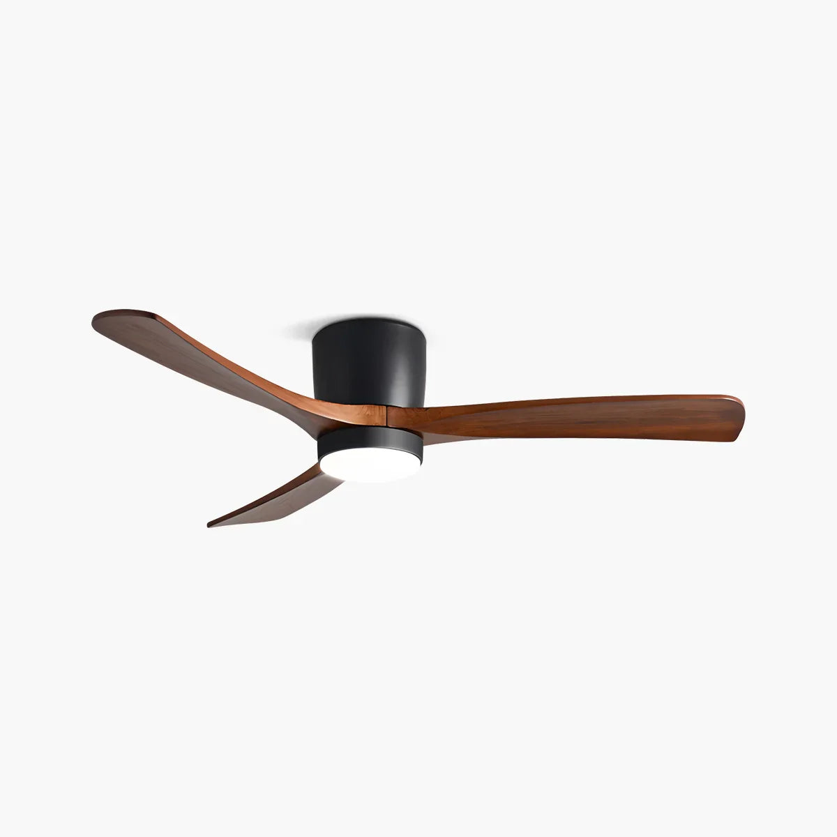 flairel Large Low Profile Ceiling Fan with Light