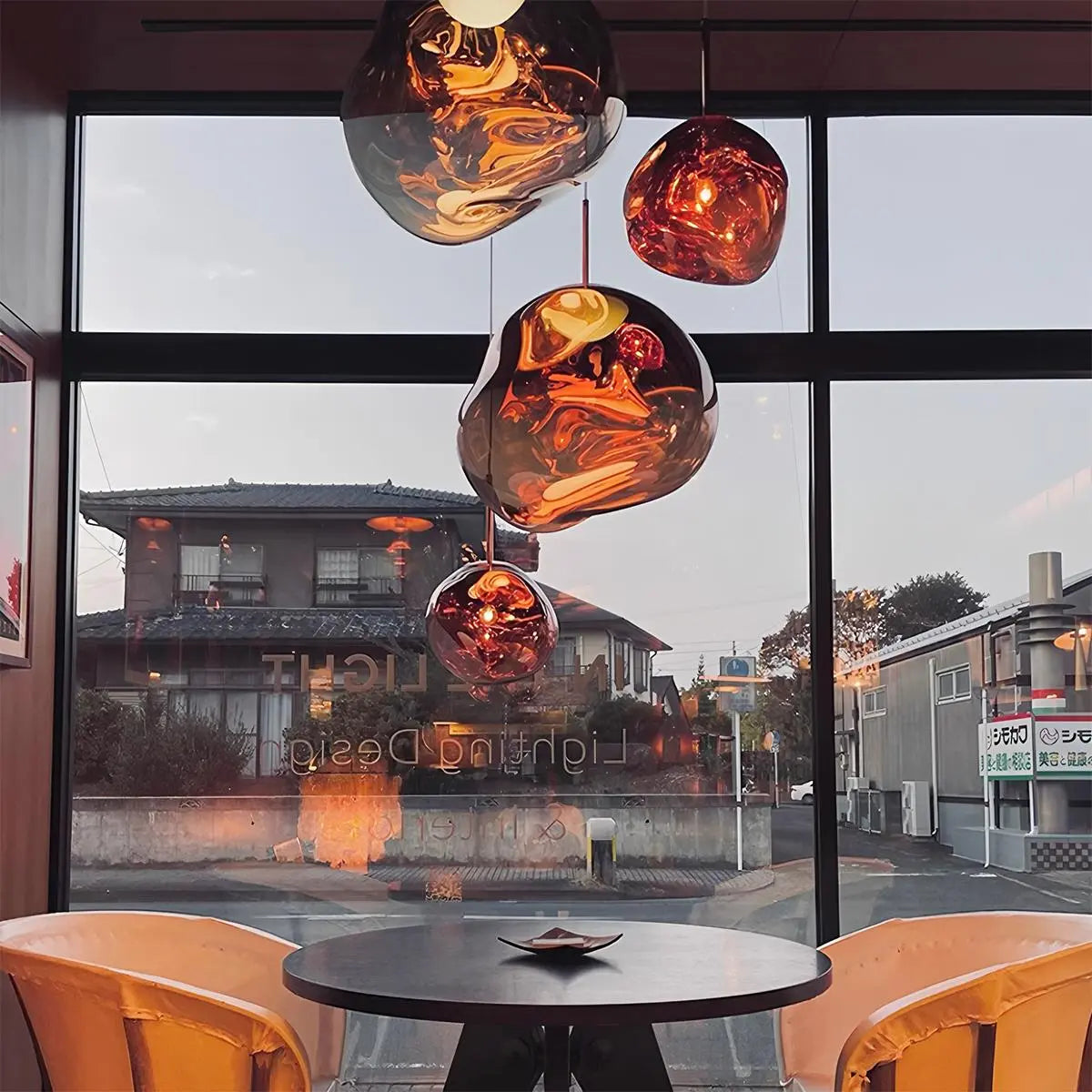 flairel Lava Drops Minimalist Chandelier