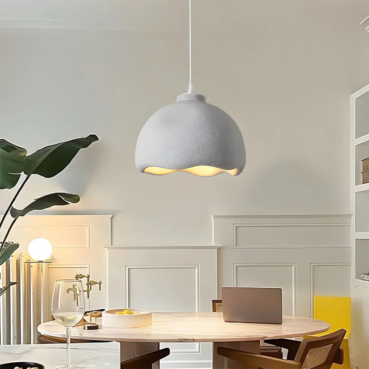 flairel Micro Cement Pendant Light for Kitchen Dining Area