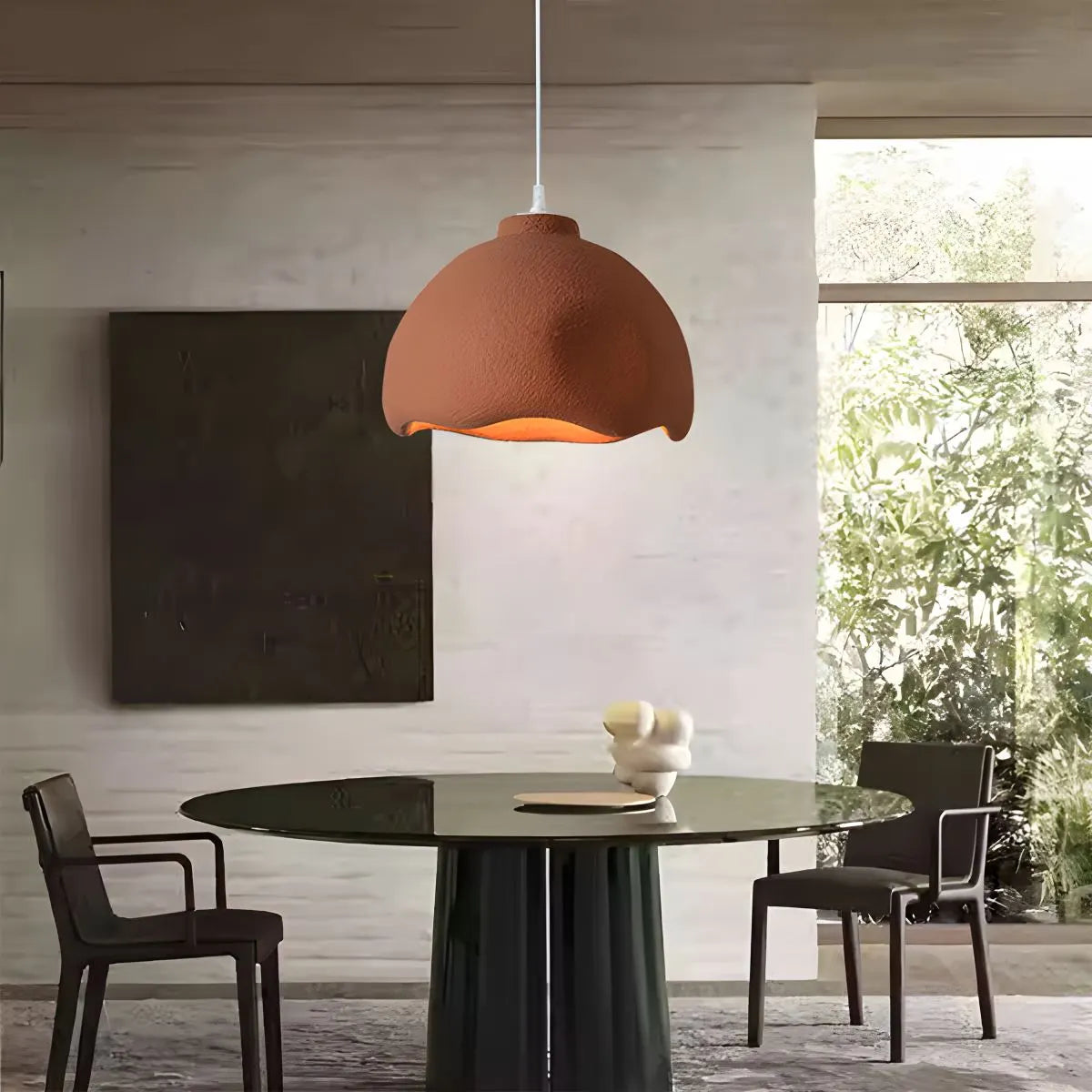 flairel Micro Cement Pendant Light for Kitchen Dining Area
