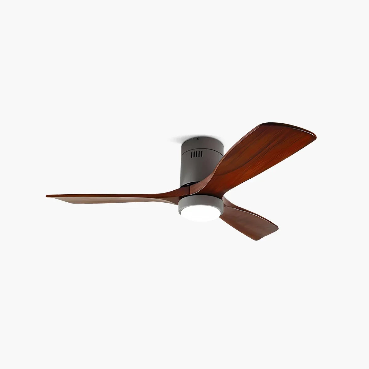 flairel Mid-century Modern Hugger Ceiling Fan Lamp