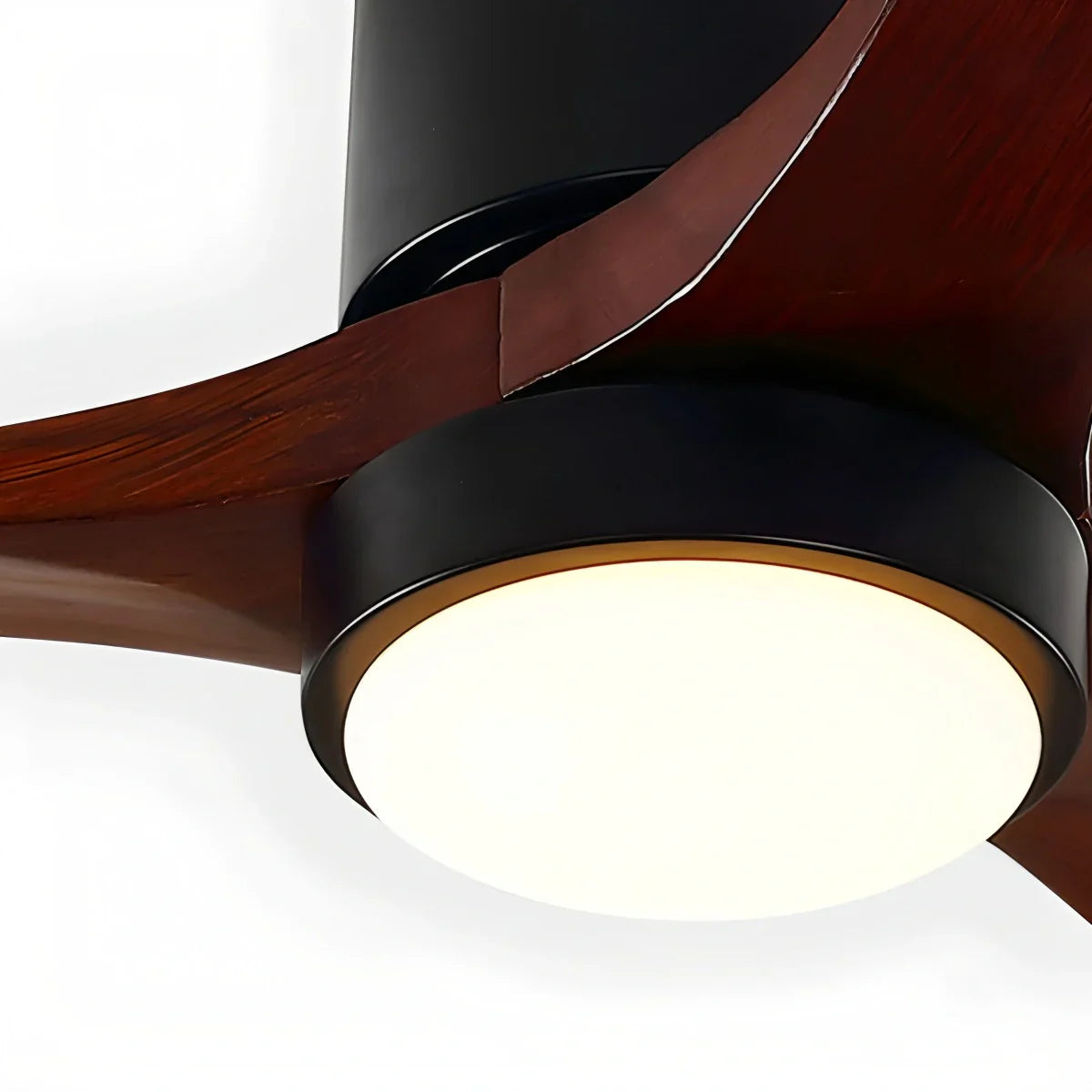 flairel Mid-century Modern Hugger Ceiling Fan Lamp