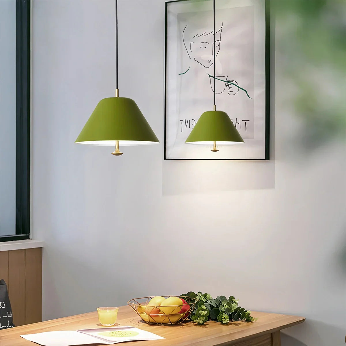 flairel Minimalist Pendant Lamp for Dining Room