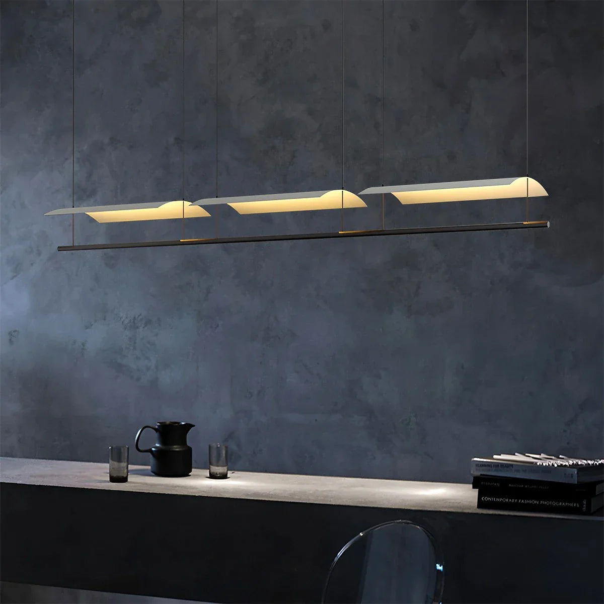 flairel Minimalist Tile Shape Dining Room Pendant Light