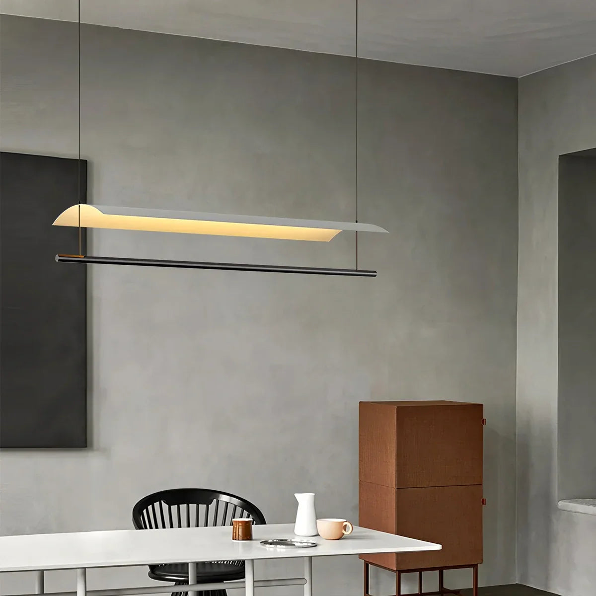 flairel Minimalist Tile Shape Dining Room Pendant Light