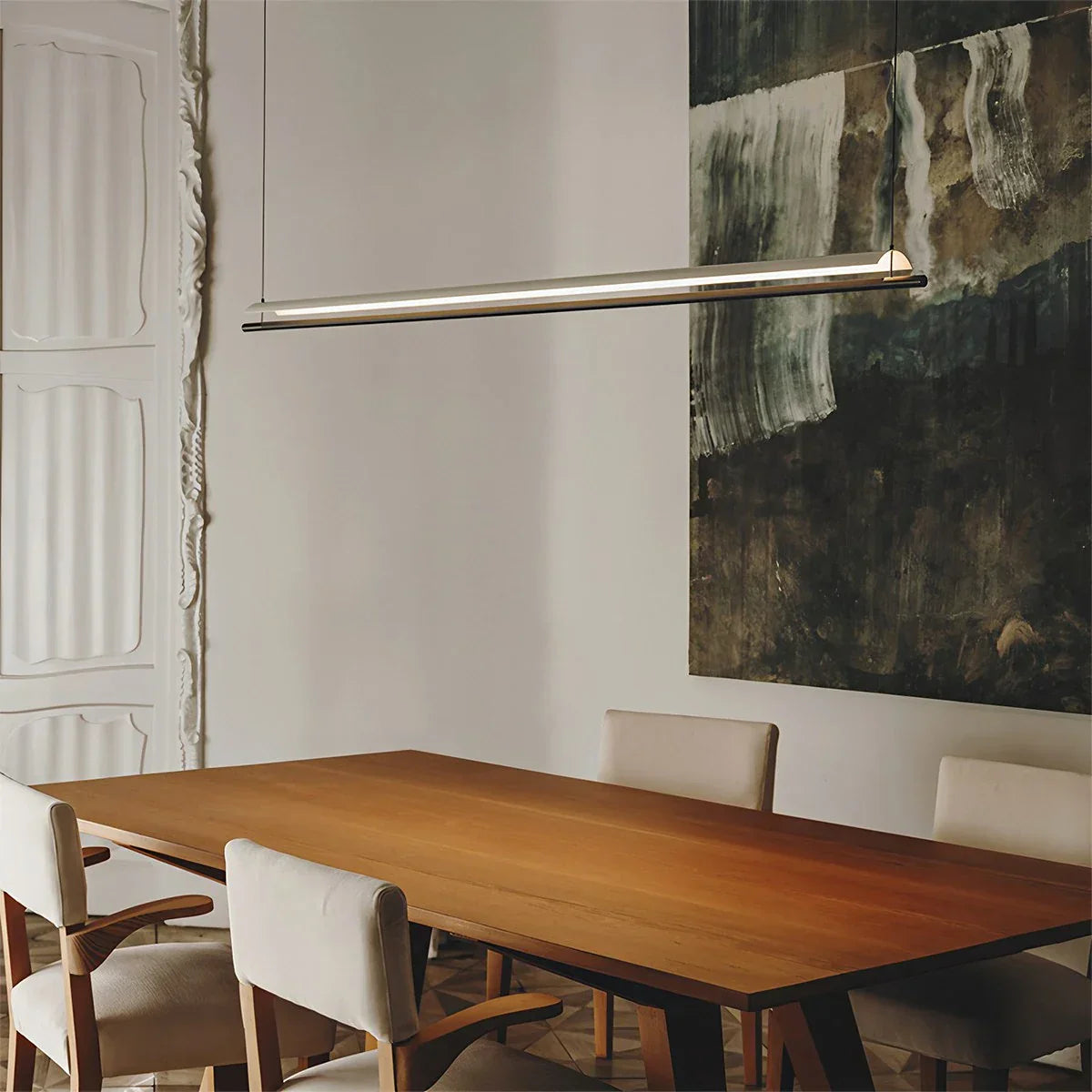 flairel Minimalist Tile Shape Dining Room Pendant Light