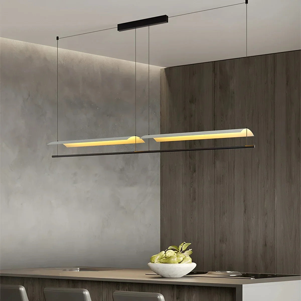 flairel Minimalist Tile Shape Dining Room Pendant Light