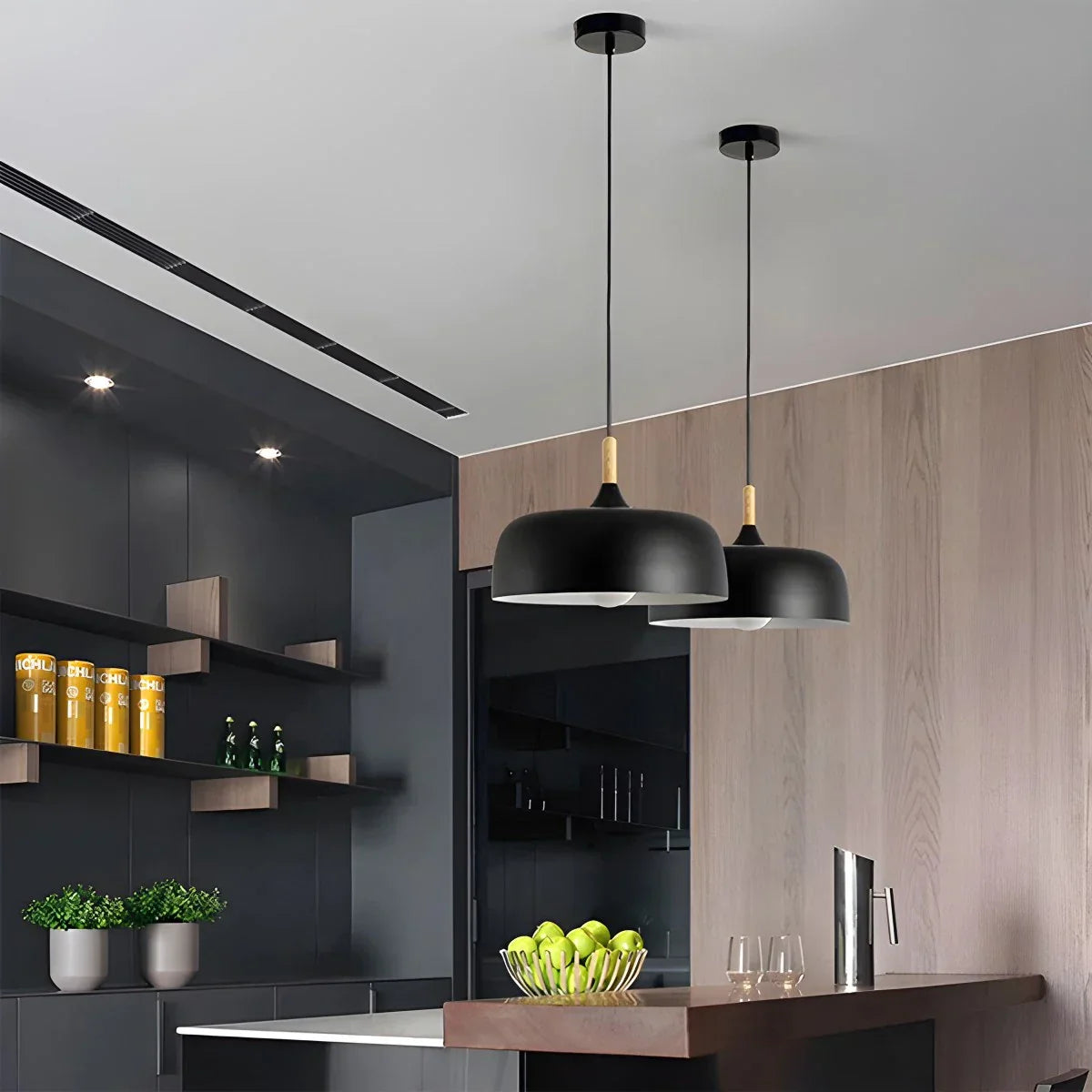 flairel Modern Dome Macaron Pendant Light for Kitchen Island