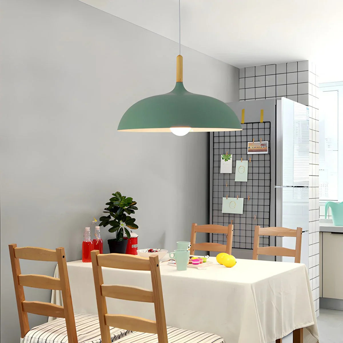 flairel Modern Dome Macaron Pendant Light for Kitchen Island