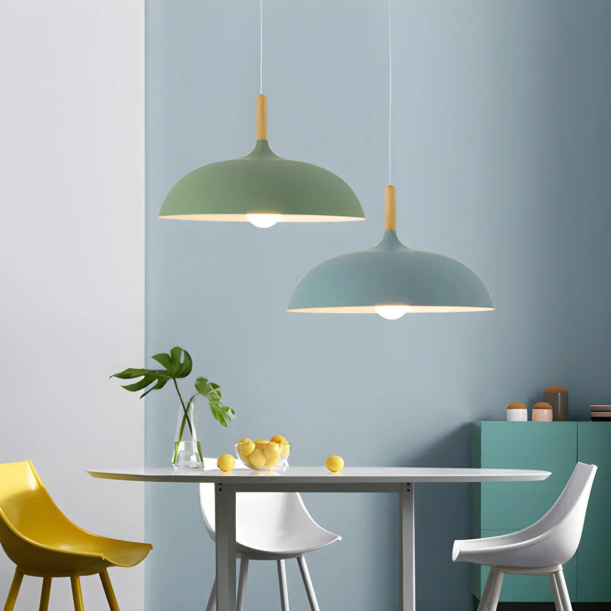 flairel Modern Dome Macaron Pendant Light for Kitchen Island