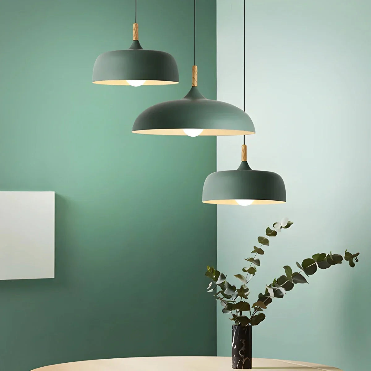 flairel Modern Dome Macaron Pendant Light for Kitchen Island