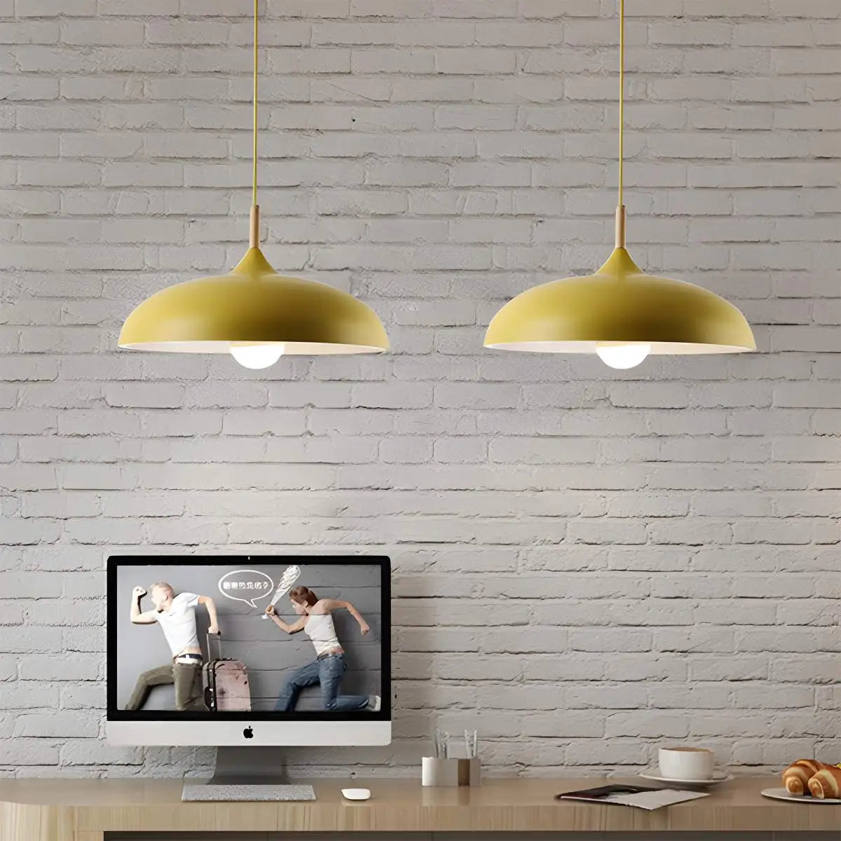 flairel Modern Dome Macaron Pendant Light for Kitchen Island