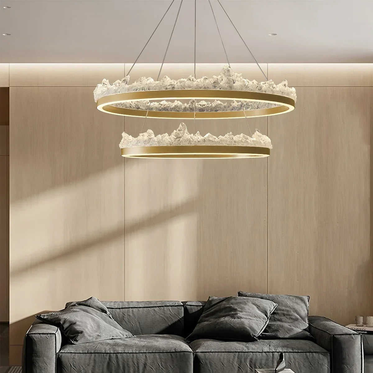 flairel Modern Light Luxury Iceberg Chandelier