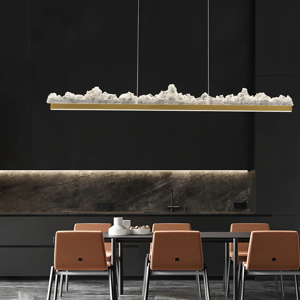 flairel Modern Light Luxury Iceberg Chandelier