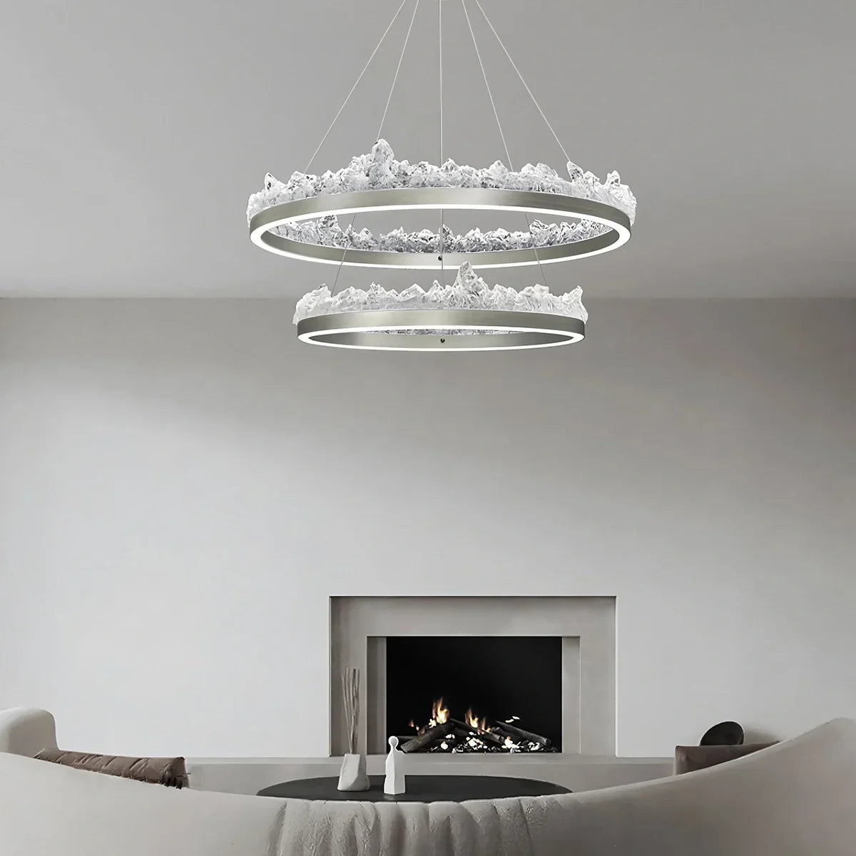 flairel Modern Light Luxury Iceberg Chandelier