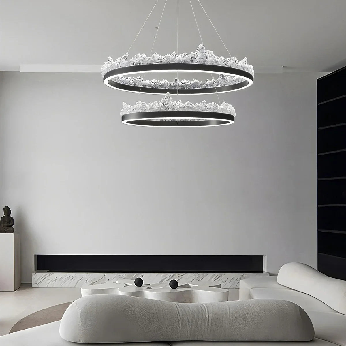 flairel Modern Light Luxury Iceberg Chandelier
