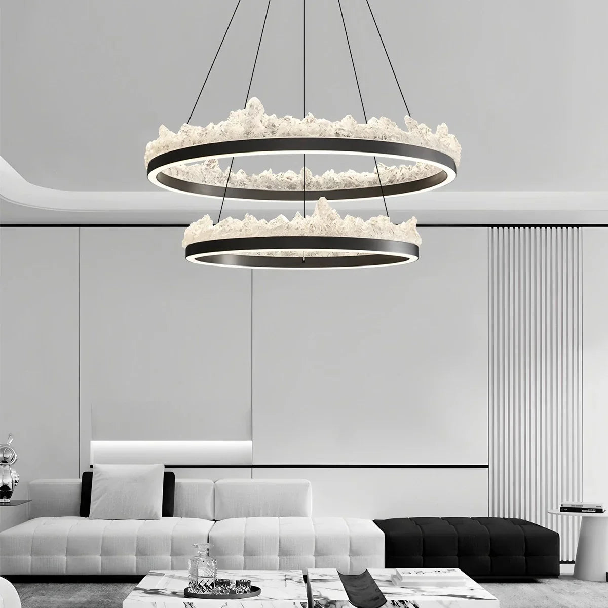 flairel Modern Light Luxury Iceberg Chandelier