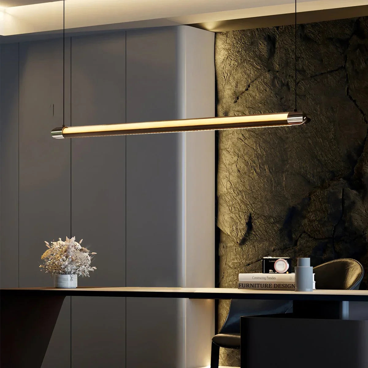 flairel Modern Light Luxury Linear Pendant Light