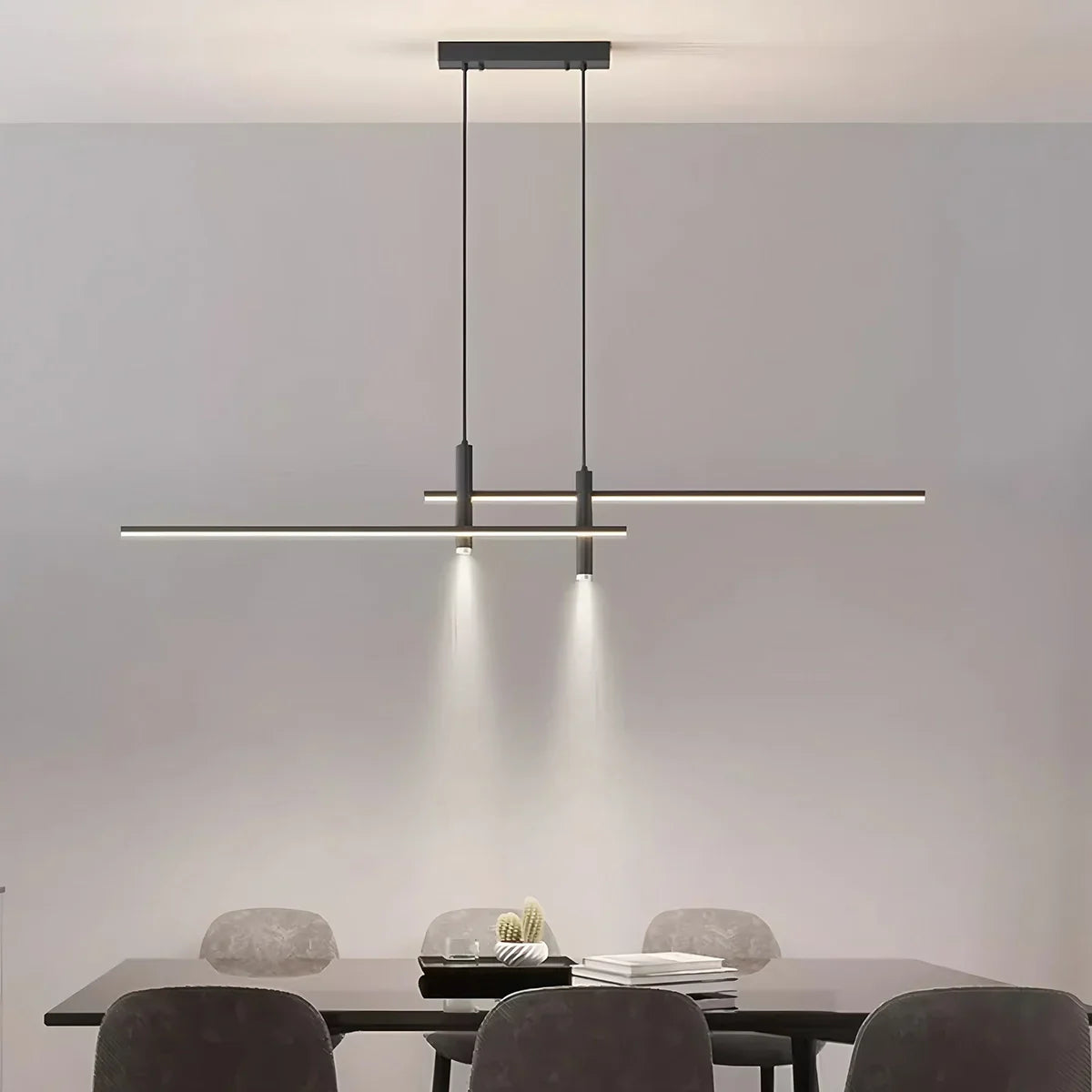 flairel Modern Minimalist Linear LED Pendant Light