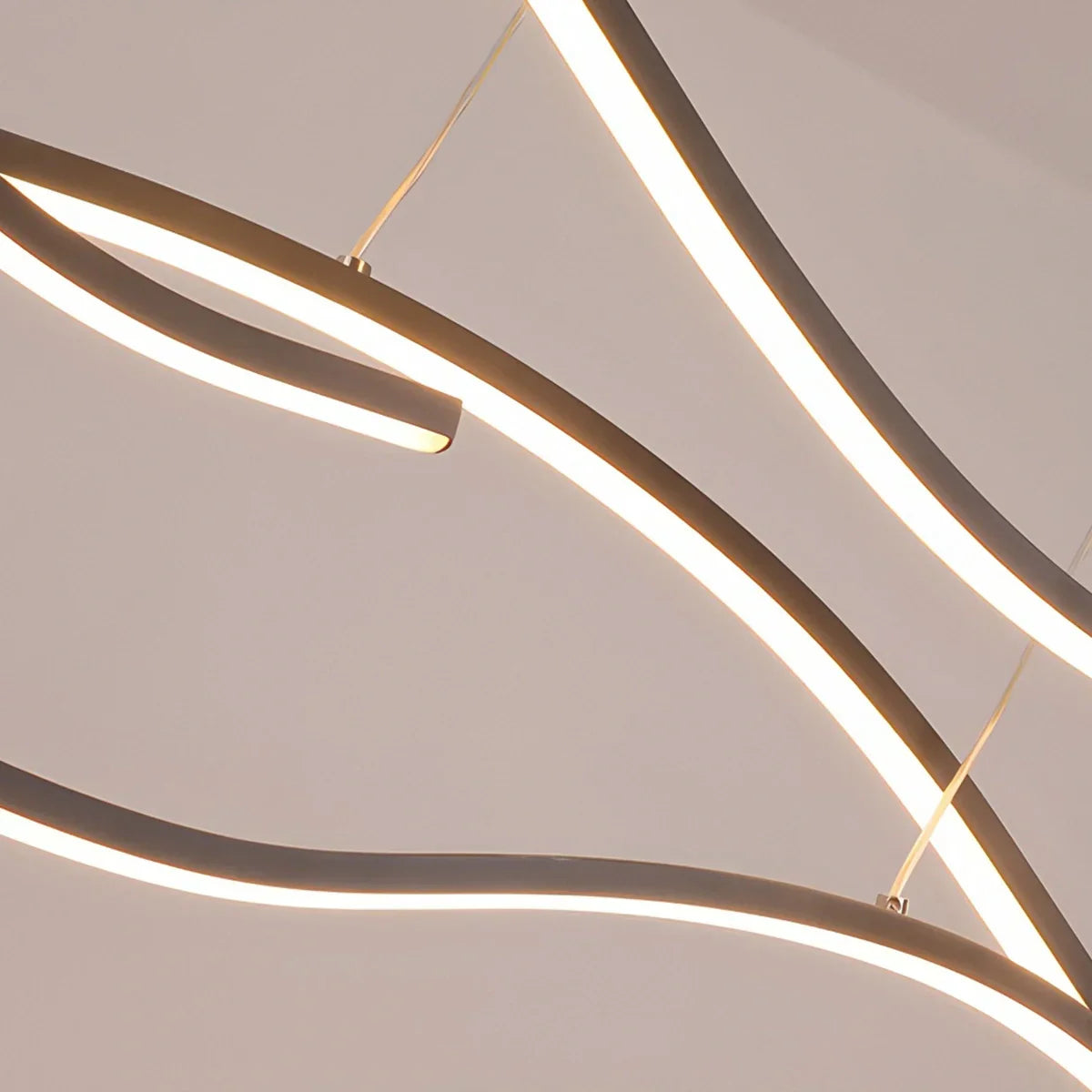 flairel Modern Waves Hanging Pendant Light