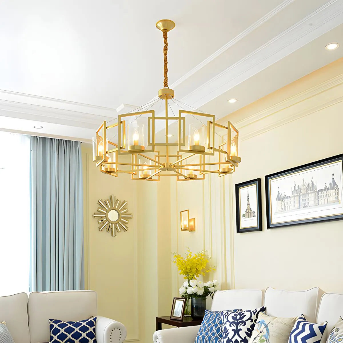 flairel Modern Luxury All Copper Chandelier