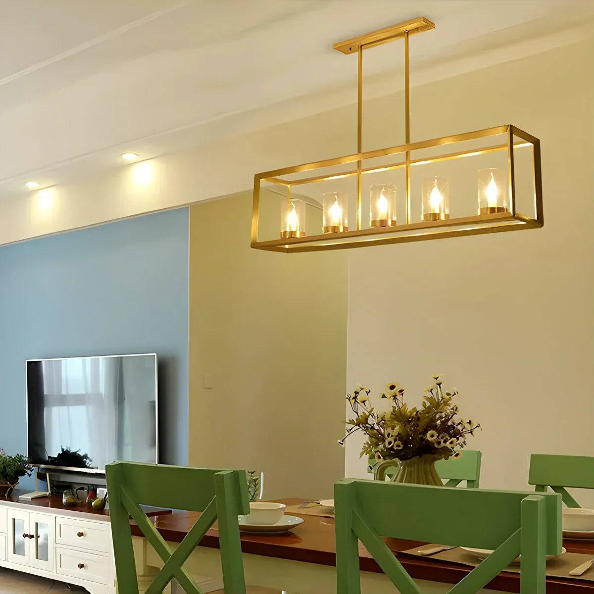 flairel Modern Luxury All Copper Chandelier