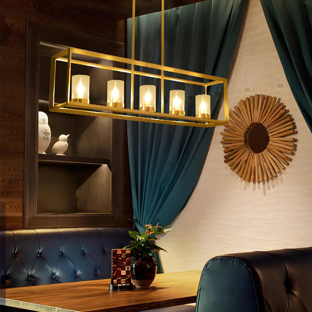 flairel Modern Luxury All Copper Chandelier
