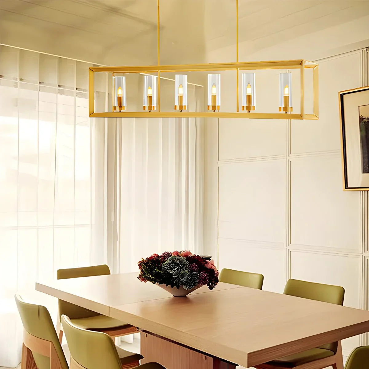 flairel Modern Luxury All Copper Chandelier