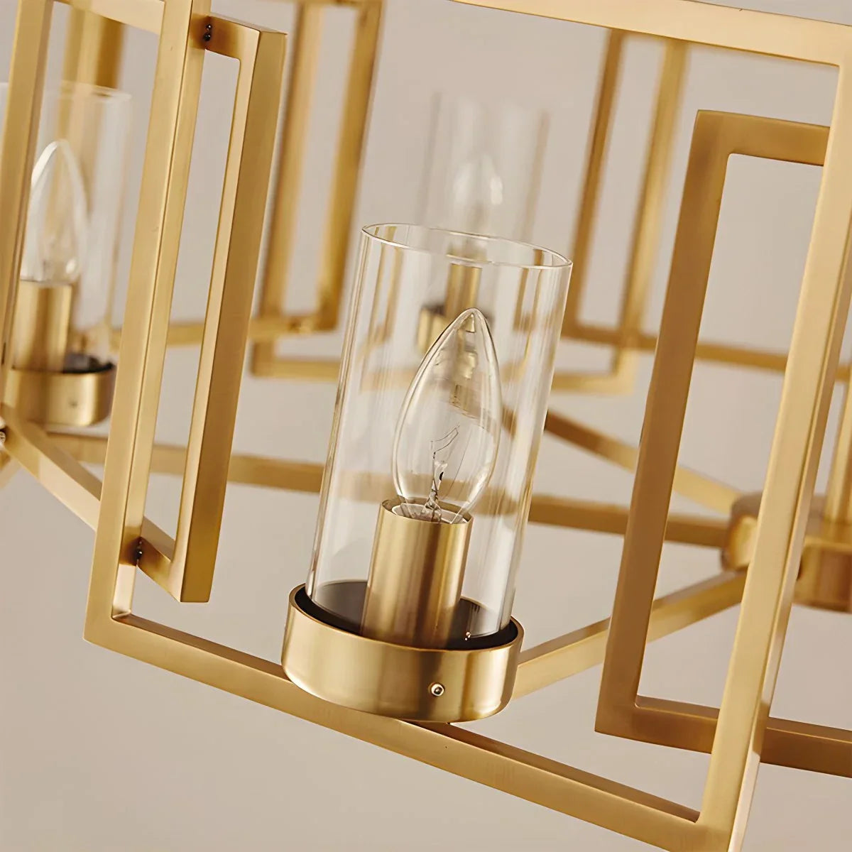 flairel Modern Luxury All Copper Chandelier