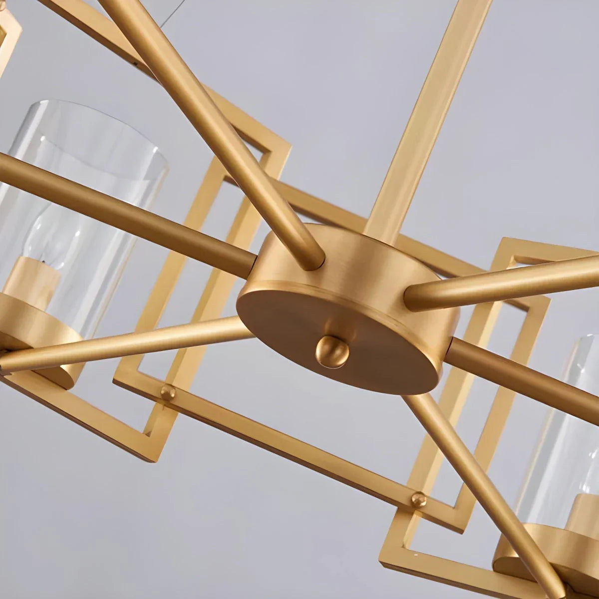 flairel Modern Luxury All Copper Chandelier
